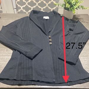 Lucky Brand| Lucky Lotus Black Cardigan